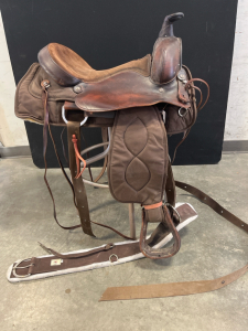 Bighorn Horse Western Saddle 1F 10, 22 inches Horn Size