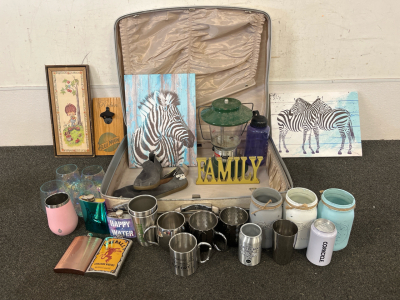 Zebra Pictures, Coleman Lantern, Flasks, And Much More!!!