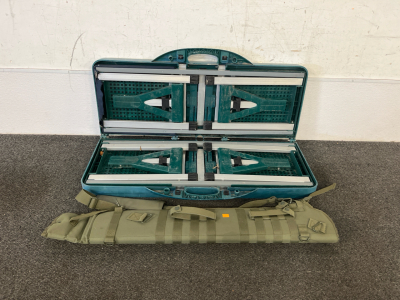 Picnic Table and Gun Case