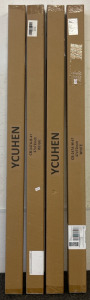 (2) 47&rdquo;x72&rdquo; White Cordless Roller Shades & (2) 47&rdquo;x72&rdquo; Beige Cordless Roller Shades