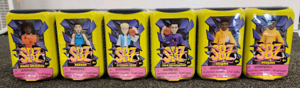 (35) "Smashers" By Zuru Collectable Basketball Figures
