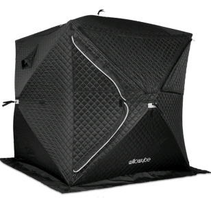 WILLOWYBE Outdoor Sauna Tent Pro - 4-Person, All-Weather, Insulated, Solid, Panoramic View, Easy Setup