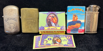 Vintage Camel Lighter & Joe Camel Memorabilia Collection