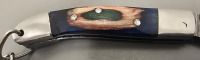 Hand Made Damascus Steel Folding Pocket Knife Keychain By Hunting Hawk Inc - 3
