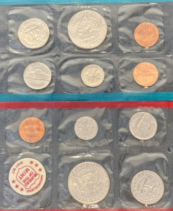 Collection Of Uncirculated Coins Produced By The U.S. Mint