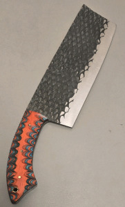 Hand Made Carbon Steel Cleaver Style Knife, Full Tang- New