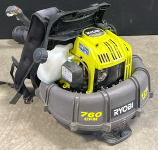 RYOBI 175 MPH 760 CFM 38cc Gas Backpack Leaf Blower