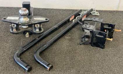 Haul Master Trailer Hitch Ball Mount, Rear Sway Bars & Mounting Brackets