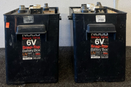 (2) 6 Volt Deep Cycle Batteries