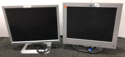 (2) Computer Monitors