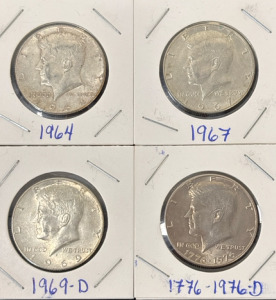 (1964-1976) Collection Of Kennedy Half Dollar Coins