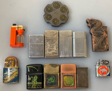 Different Varieties Of Lighters (No Fuel Included)