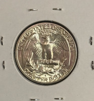 1948-S MS65 Mint Error Silver Gem Quarter - 2