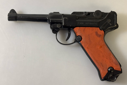 1918 German Luger Lone Star TOY PISTOL Replica NON FIRING WW2 Display Cap Gun With Holster