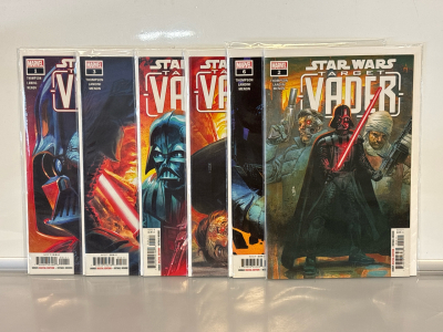 (6) &ldquo;Star Wars: Target Vader&rdquo; Marvel Collectible Comic Books