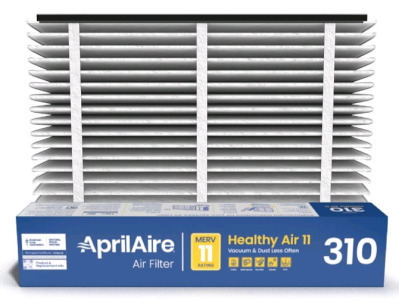 (6) AprilAire 310 Replacement Filter for AprilAire Whole House Air Purifiers - MERV 11, Clean Air & Dust, 20x20x4 Air Filter (Pack of 1)