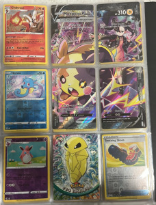 Binder Full of Pok&eacute;mon Cards
