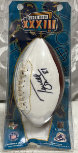 Terrell Owens 49ers 1999 Super Bowl Signed Ball