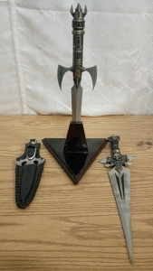 3) Fantasy Daggers 10"-17"-RetroFuturism, Deathcult