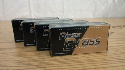 Ammo! 200rds Blazer 9mm FMJ 115gr