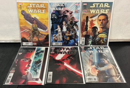 (6) Star Wars The Force Awakens Comics From 1-6