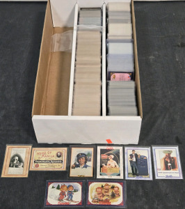 Box of Vintage Food & Beverage Cards Including: Hershey, Coca-Cola, Pepsi-Cola, Coors, & Campbell's (All Cards Individually Sleeved!) *High Value Lot!*