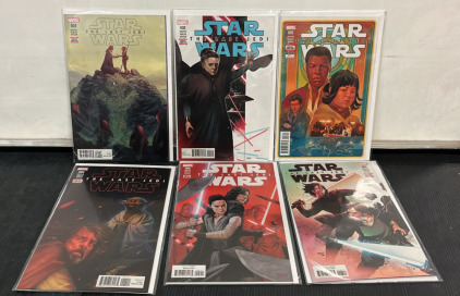 (6) Star Wars The Last Jedi Comic Books From 1-6
