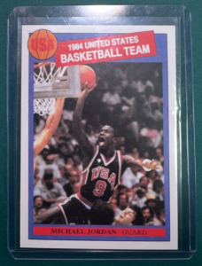 1984 Michael Jordan Olympic Card