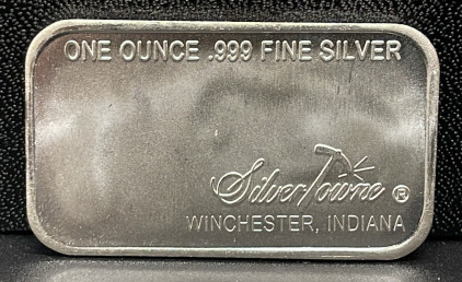 SilverTowne 1 Oz .999 Fine Silver Bullion Bar, Prospector Design