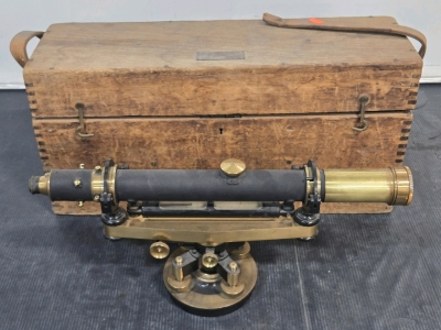 The A. Lietz Co. San Francisco USA 5667 Surveying Transit Level Tool 1920s-1930s / +$400 Value!