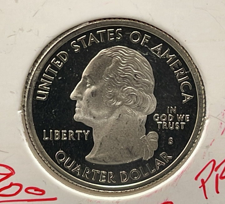 2004 Wisconsin State Quarter, S Mint Mark, 90% Silver
