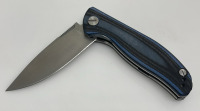 Folding Knife, Thumb Stud Opening, G10/Micarta Handle - 2