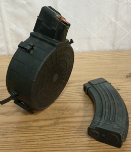 ProMag Loaded AK-47 Drum 60rd Magazine and Standard Steel AK-47 30rd Magazine