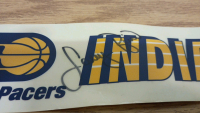 Larry Bird Autographed Indiana Pacers Window Sticker - 2