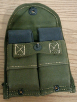 M1 Carbine Msg Pouch Belt with 3 Pouches, 2 Extended, 1 Standard and 5 Loaded M1 .30 Carbine Magazines - 2