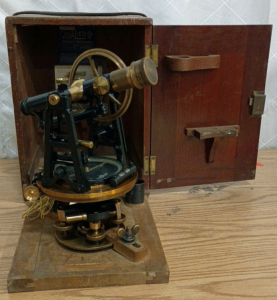 Antique A. Lietz Surveyors Transit with Wooden Case 5909