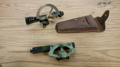 Antique Surveyor Transit and Dietzgen Surveyor Level