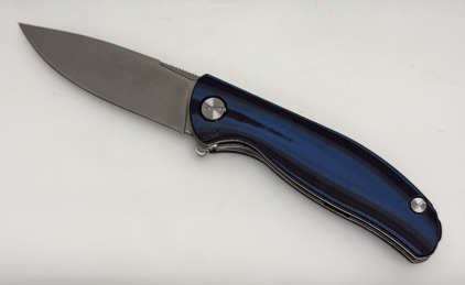 Folding Pocket Knife with Stainless Steel Blade, G-10 Handle, Liner Lock