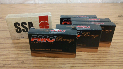 Ammo! 80rds PMC Bronze .223Rem FMJ Ballistic Tip, 20rds Nosler SSA 5.56 FMJ HP and 15rds 5.56 Green Tip