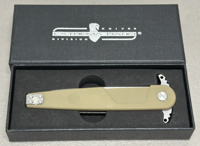 Extrema Ratio BD2 R Folding Knife, Olive Drab, 3.54" Blade, Italy