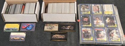 Vintage "Vette Set" Corvette Cards, Harley Davidson Cards, & Sleeves of Race Drivers & Pit Crew Cards