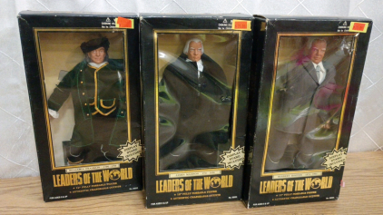 Leaders of the World 12" Poseable Figures (3) Benjamin Franklin, James Madison, and Herbert Hoover