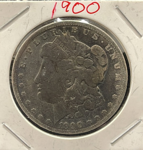 1900 Morgan Silver Dollar, Mint Mark "O", 90% Silver, US Coin