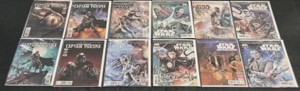 (12) Collectible Marvel Star Wars Comics in Protective Sleeves