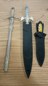 3) Fantasy Swords/Daggers 13"-21"