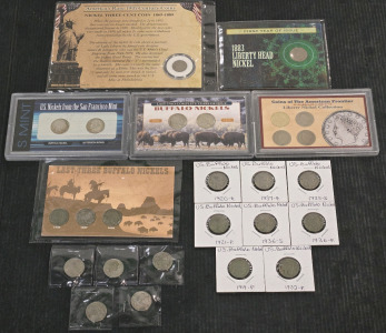 Assorted Liberty Head, Buffalo, & Jefferson US Nickels