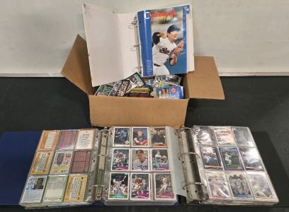 Big Lot of Vintage Baseball Cards & Baseball Champions Binder Book
