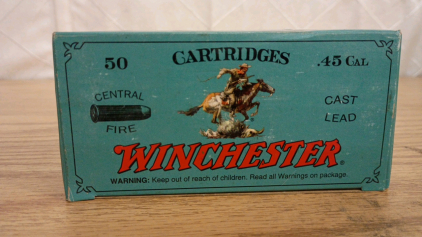 Ammo! 50rds Winchester .45 Colt 250gr