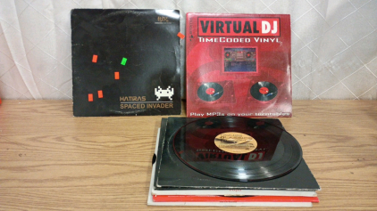 10) Rare Vinyl Records Techno and Rap