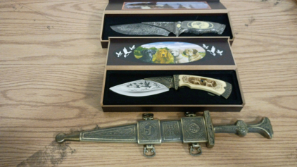 3) Knives Hunting Knives/Beast Master Dagger 10"-16"